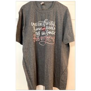 Graphic Christmas Top